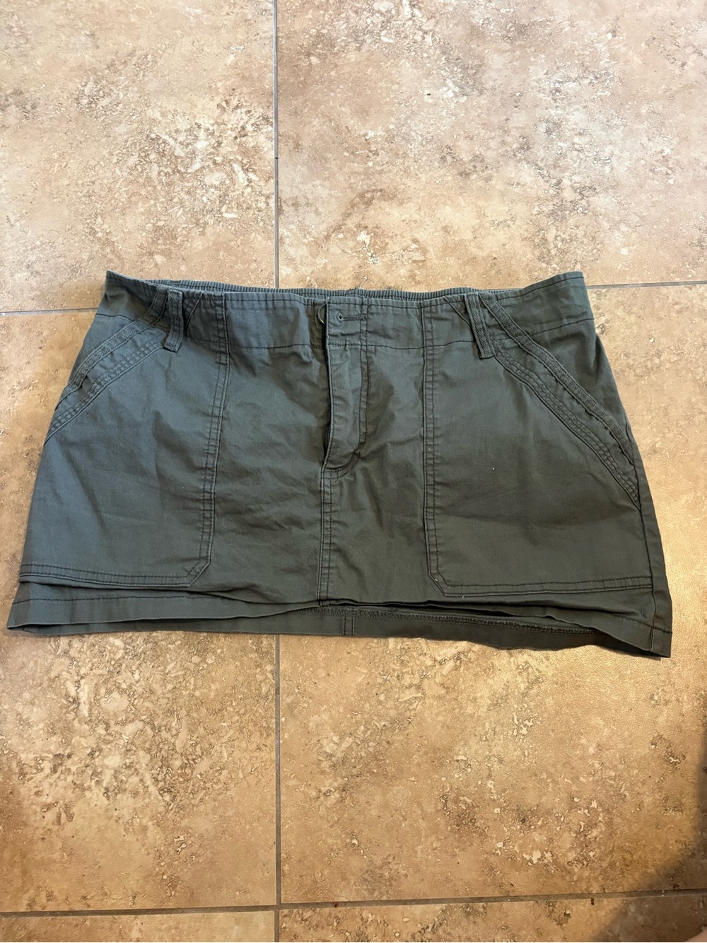 wild fable Olive Green Mini Skirt